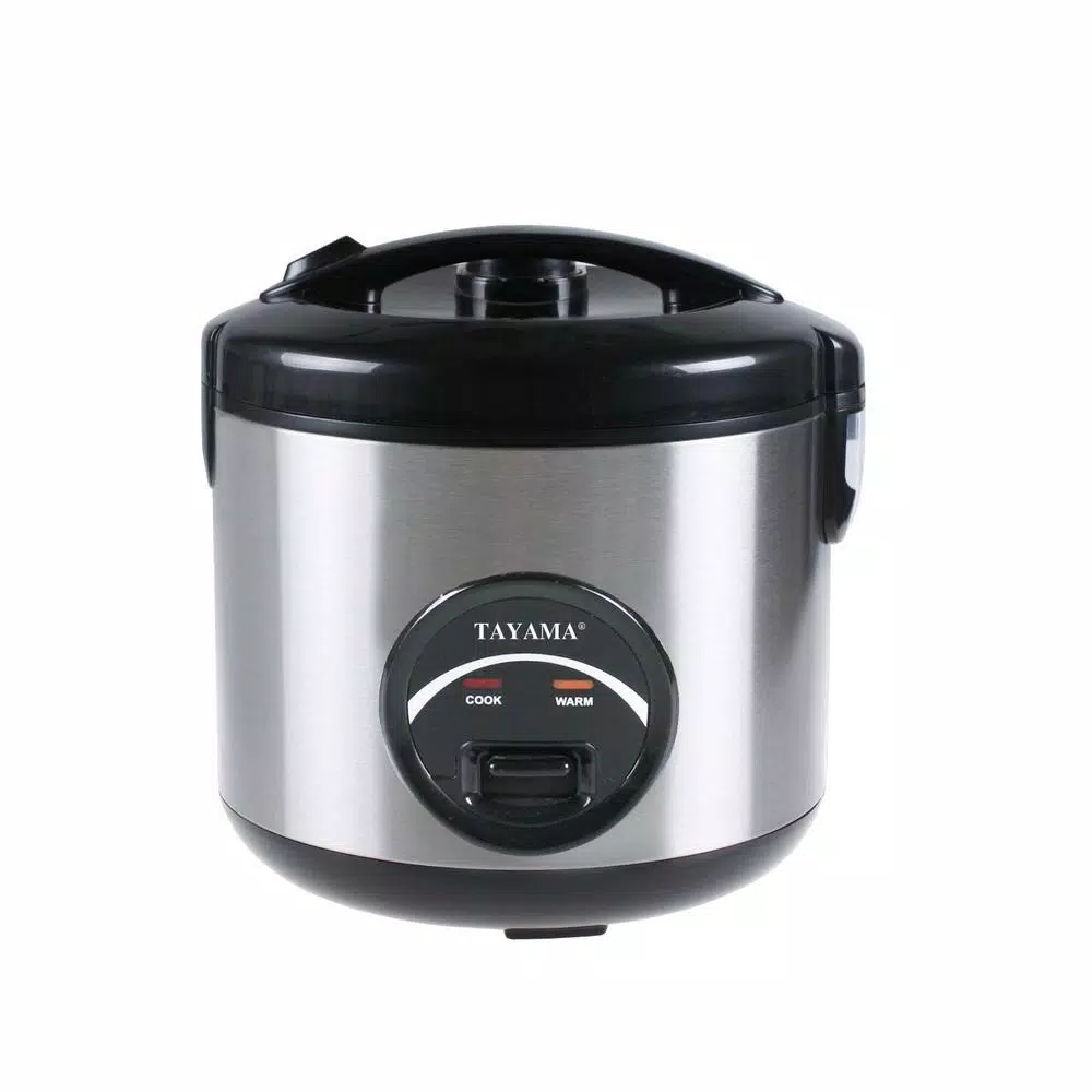 Tayama 10-Cups Stainless Steel Rice Cooker and Food Steamer Cookers Tayama 10-Cups Stainless Steel Rice Cooker And Food Steamer -Costway Shop stainless steel tayama rice cookers trsc 10r 64 1000
