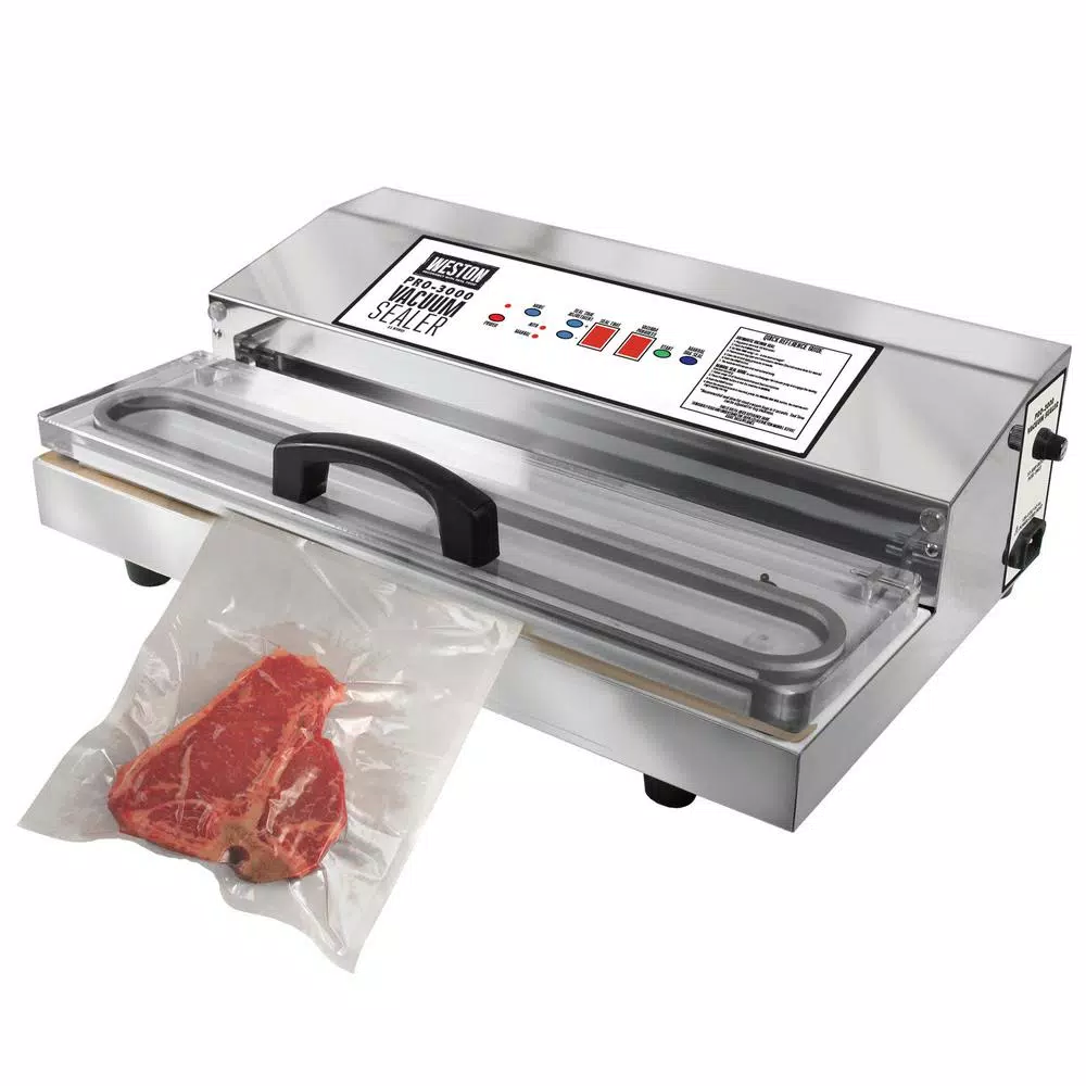 Food Processing Weston Pro-3000 Stainless Steel Food Vacuum Sealer 3 Food Processing Weston Pro-3000 Stainless Steel Food Vacuum Sealer