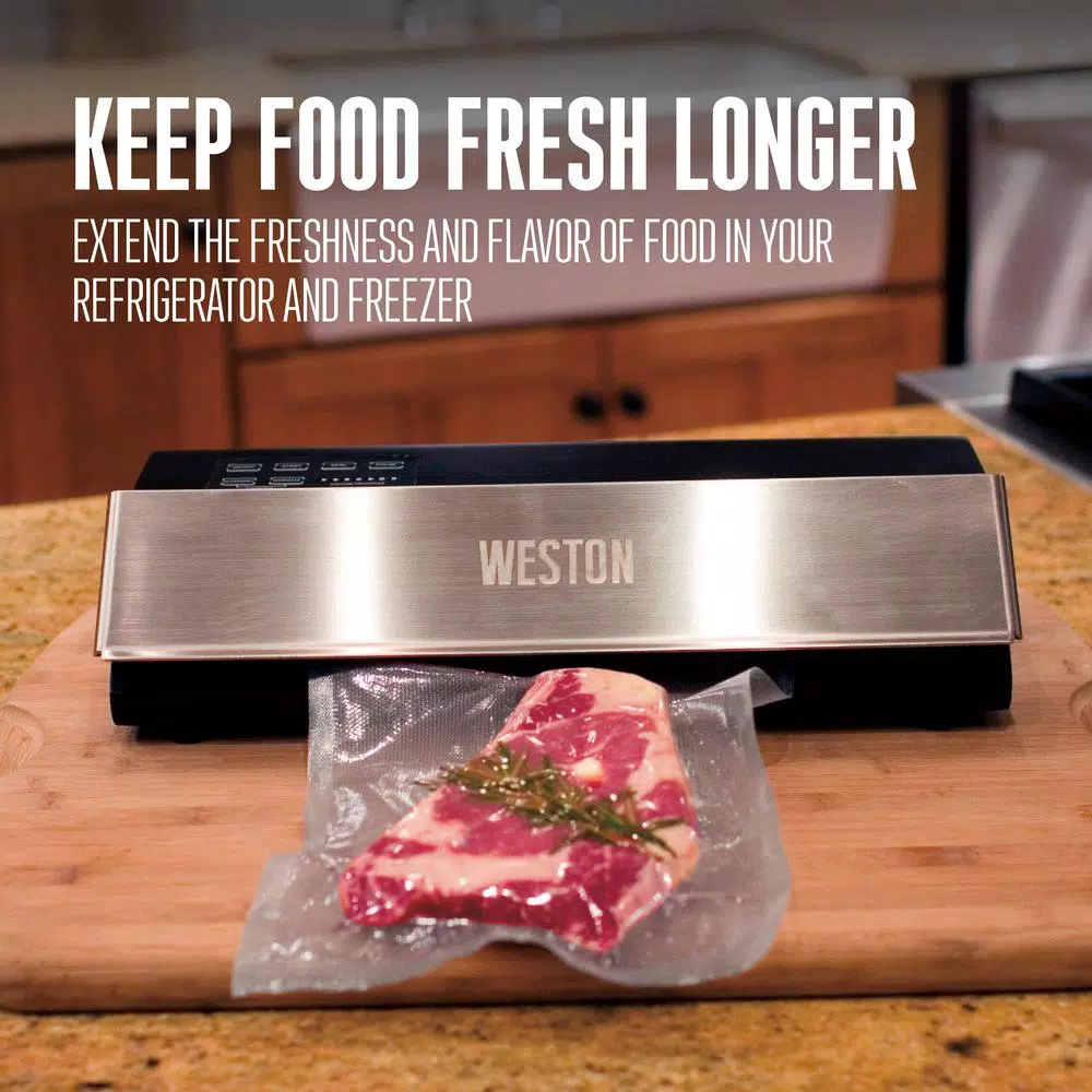 Weston Professional Advantage Stainless Steel Food Vacuum Sealer Food Processing Weston Professional Advantage Stainless Steel Food Vacuum Sealer -Costway Shop stainless steel weston food vacuum sealers 65 0501 w 66 1000