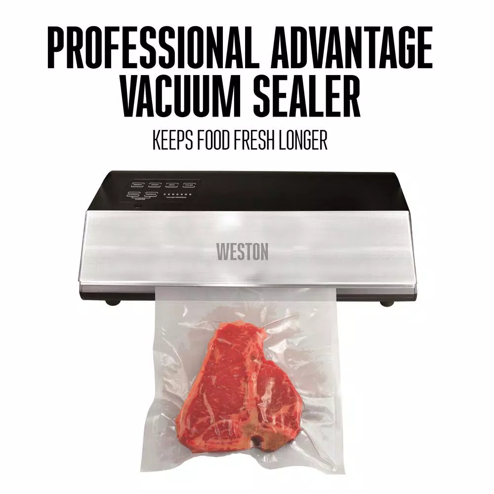 Weston Professional Advantage Stainless Steel Food Vacuum Sealer Food Processing Weston Professional Advantage Stainless Steel Food Vacuum Sealer -Costway Shop stainless steel weston food vacuum sealers 65 0501 w 76 1000