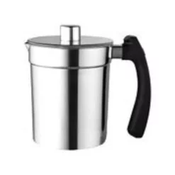 Coffee Makers KALORIK 13.5 Oz. White Stainless Steel Electric Milk Frother -Costway Shop white and stainless steel milk frothers mfh 43974 w 1f 1000