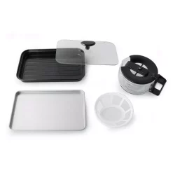 Toasters SPT Breakfast Center 1450 W 2-Slice White And Stainless Steel Toaster Oven With Griddle And Coffee Maker 6 Toasters SPT Breakfast Center 1450 W 2-Slice White And Stainless Steel Toaster Oven With Griddle And Coffee Maker -Costway Shop white and stainless steel spt toaster ovens bm 1120w 44 1000