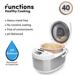 Cookers AROMA 3 Qt. White Electric Multicooker -Costway Shop white aroma multi cookers arc 6206c 1f 1000