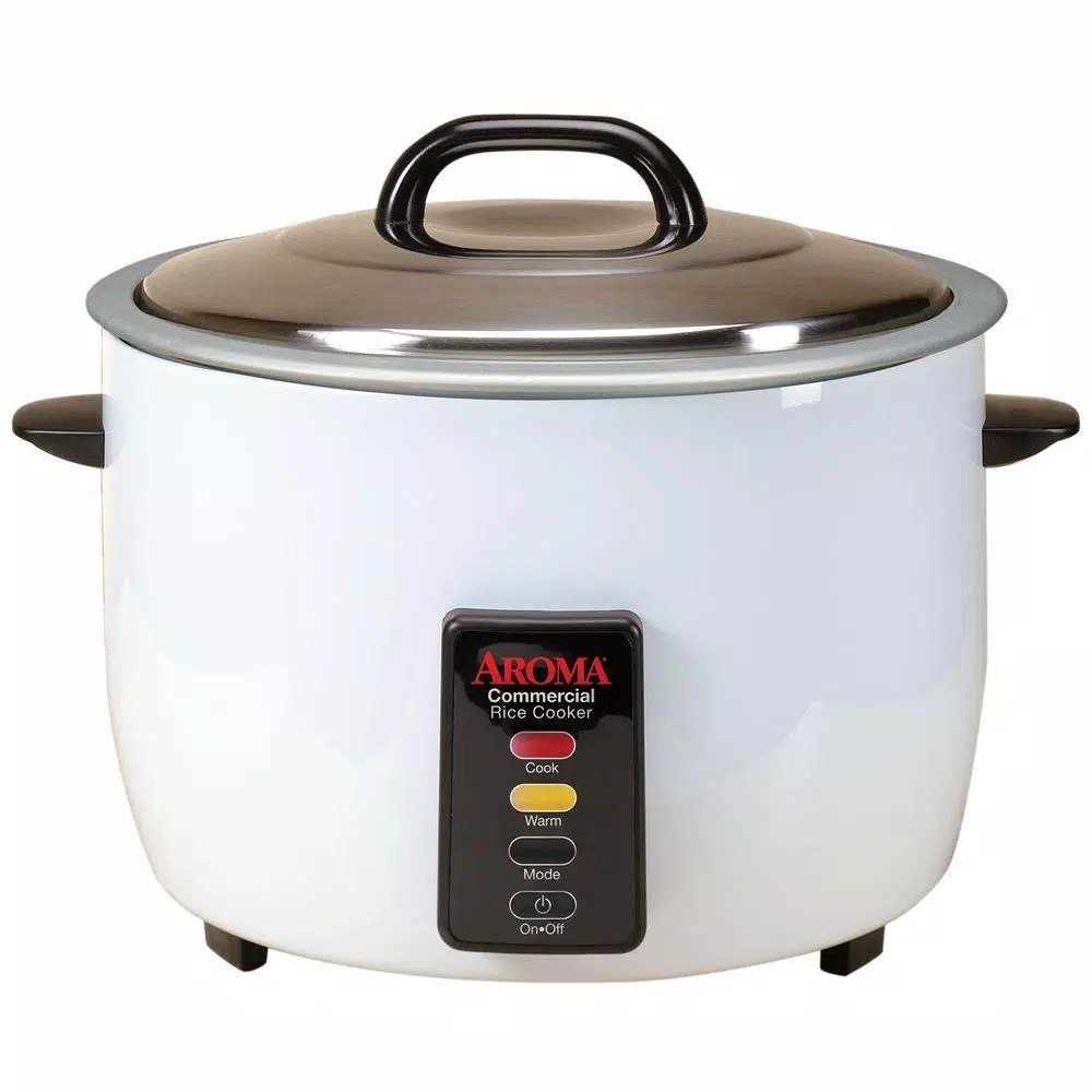 AROMA Commercial 60-Cup Rice Cooker Cookers AROMA Commercial 60-Cup Rice Cooker -Costway Shop white aroma rice cookers arc 1033e 64 1000