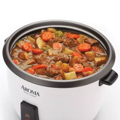 Cookers AROMA 32-Cup White Rice Cooker -Costway Shop white aroma rice cookers arc 7216ng 1f 1000