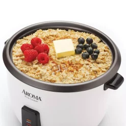 Cookers AROMA 32-Cup White Rice Cooker -Costway Shop white aroma rice cookers arc 7216ng 4f 1000