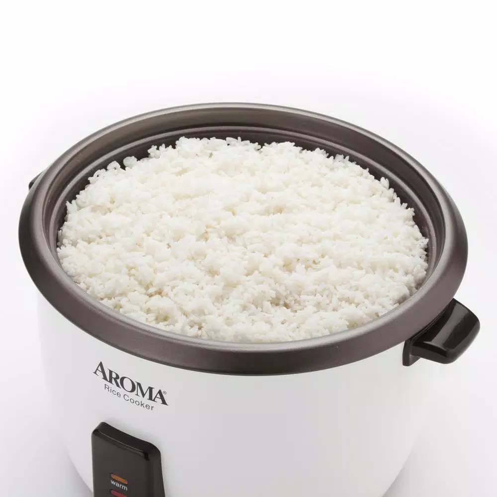 AROMA Pot-Style 6-Cup White Rice Cooker Cookers AROMA Pot-Style 6-Cup White Rice Cooker -Costway Shop white aroma rice cookers arc 743 1ng 1f 1000