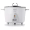 Cookers AROMA 14-Cup Rice Cooker In White -Costway Shop white aroma rice cookers arc 757sg 64 1000
