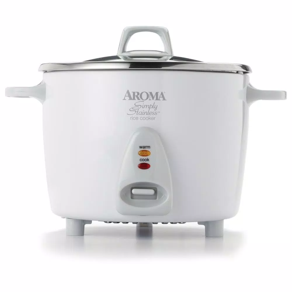 AROMA 14-Cup Rice Cooker in White Cookers AROMA 14-Cup Rice Cooker In White -Costway Shop white aroma rice cookers arc 757sg 64 1000