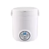 Cookers AROMA 3-Cup White Mini Rice Cooker With Non-Stick Cooking Pot -Costway Shop white aroma rice cookers mrc 903d 64 1000