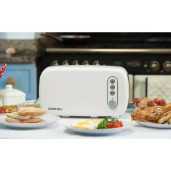 Toasters BergHOFF Seren Plastic Toaster Panel -Costway Shop white berghoff pop up toasters tpserenfpw 31 1000