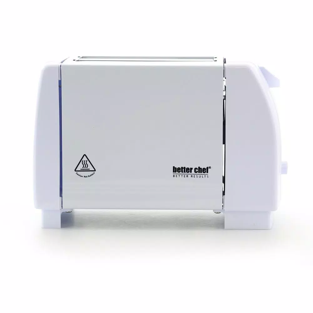 Better Chef 2-Slice White Wide Slot Toaster Toasters Better Chef 2-Slice White Wide Slot Toaster -Costway Shop white better chef pop up toasters 98580182m 44 1000