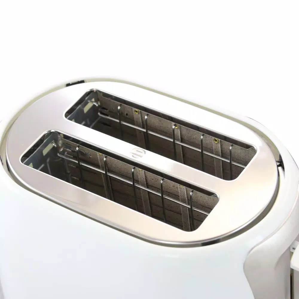 Toasters Better Chef 2-Slice White Wide Slot Toaster With Cool-Touch Exterior 5 Toasters Better Chef 2-Slice White Wide Slot Toaster With Cool-Touch Exterior - Image 3