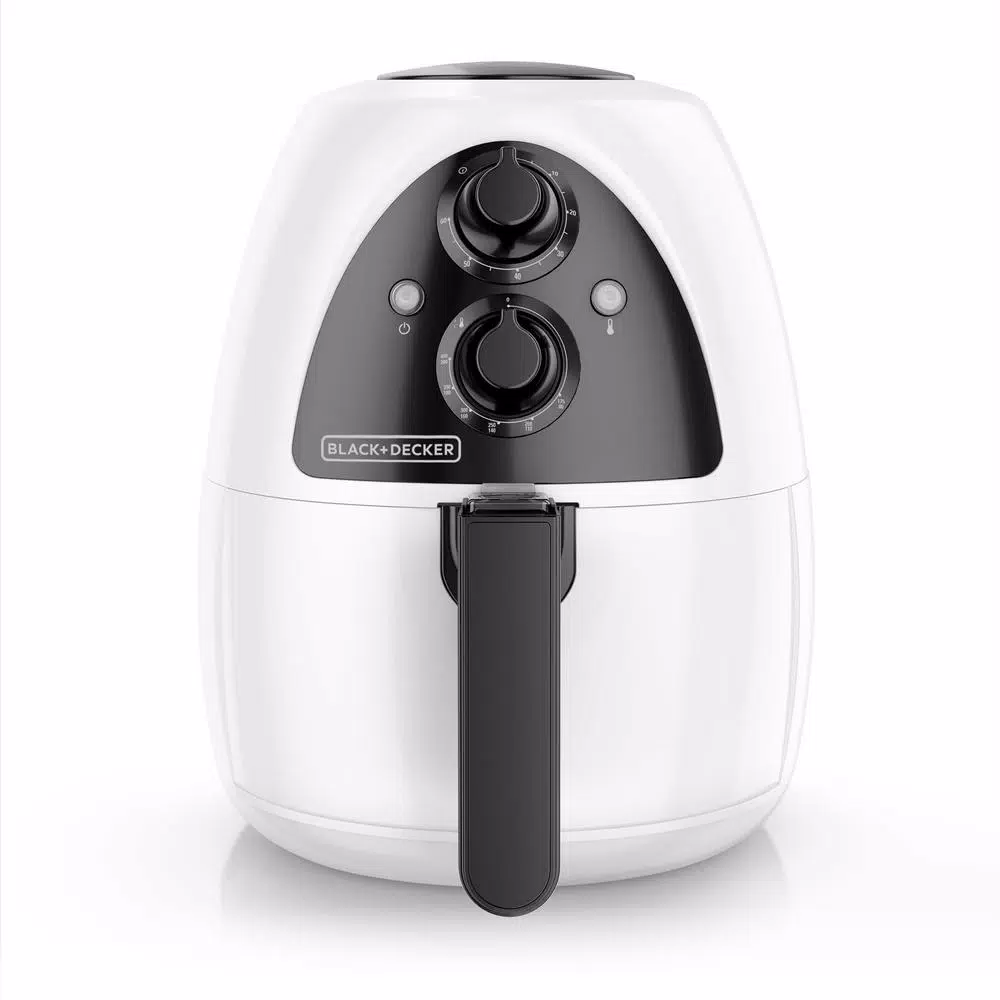 BLACK+DECKER Purifry 2 Qt. White Air Fryer Air Fryers BLACK+DECKER Purifry 2 Qt. White Air Fryer -Costway Shop white black black decker air fryers hf100wd 64 1000