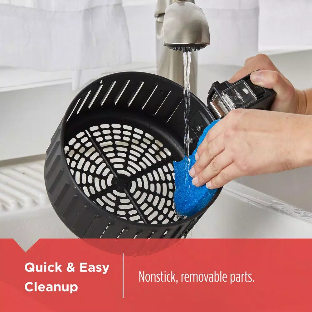 BLACK+DECKER Purifry 2 Qt. White Air Fryer Air Fryers BLACK+DECKER Purifry 2 Qt. White Air Fryer -Costway Shop white black black decker air fryers hf100wd 77 1000