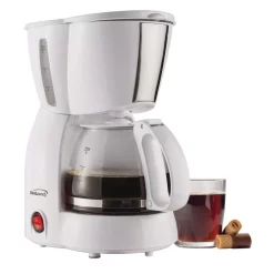 Coffee Makers Brentwood Appliances 4-Cup White Coffee Maker And 2-Slice White Toaster -Costway Shop white brentwood appliances drip coffee makers 843631123430 31 1000