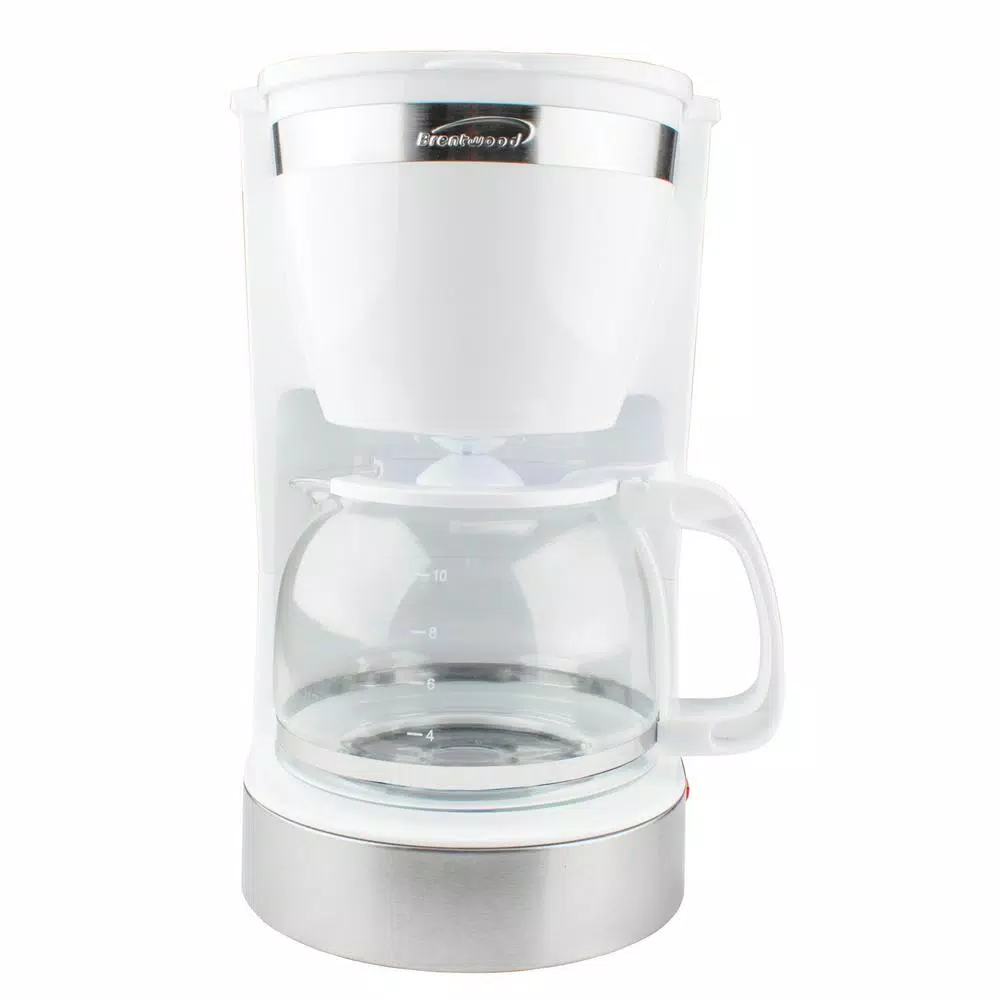 Coffee Makers Brentwood Appliances 10-Cup White Coffee Maker 4 Coffee Makers Brentwood Appliances 10-Cup White Coffee Maker - Image 2