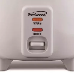 Cookers Brentwood Appliances 5-Cup White Rice Cooker With Food Steamer -Costway Shop white brentwood appliances rice cookers ts 600s 1f 1000