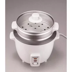 Cookers Brentwood Appliances 5-Cup White Rice Cooker With Food Steamer -Costway Shop white brentwood appliances rice cookers ts 600s 31 1000