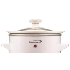 Cookers Brentwood Appliances 1.5 Qt. White Slow Cooker 6 Cookers Brentwood Appliances 1.5 Qt. White Slow Cooker -Costway Shop white brentwood appliances slow cookers sc 115w 4f 1000