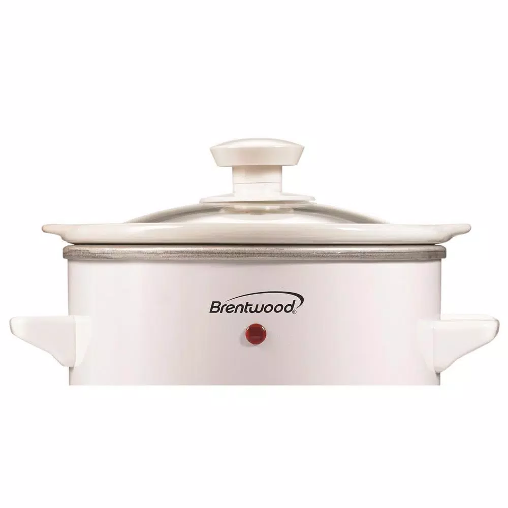 Brentwood Appliances 1.5 Qt. White Slow Cooker Cookers Brentwood Appliances 1.5 Qt. White Slow Cooker -Costway Shop white brentwood appliances slow cookers sc 115w 4f 1000