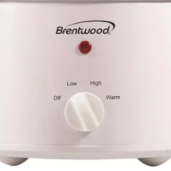 Cookers Brentwood Appliances 1.5 Qt. White Slow Cooker 5 Cookers Brentwood Appliances 1.5 Qt. White Slow Cooker -Costway Shop white brentwood appliances slow cookers sc 115w c3 1000