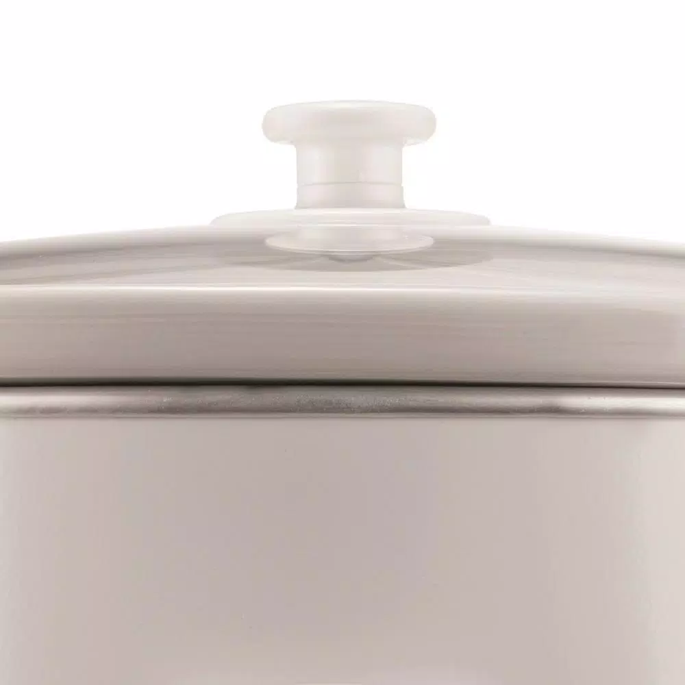 Cookers Brentwood Appliances 8 Qt. White Slow Cooker 7 Cookers Brentwood Appliances 8 Qt. White Slow Cooker - Image 5