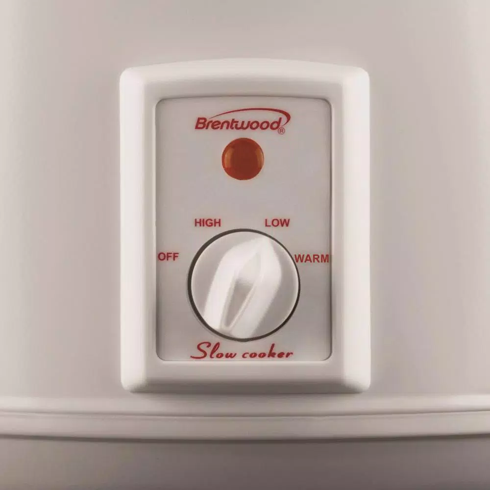 Cookers Brentwood Appliances 8 Qt. White Slow Cooker 6 Cookers Brentwood Appliances 8 Qt. White Slow Cooker - Image 4