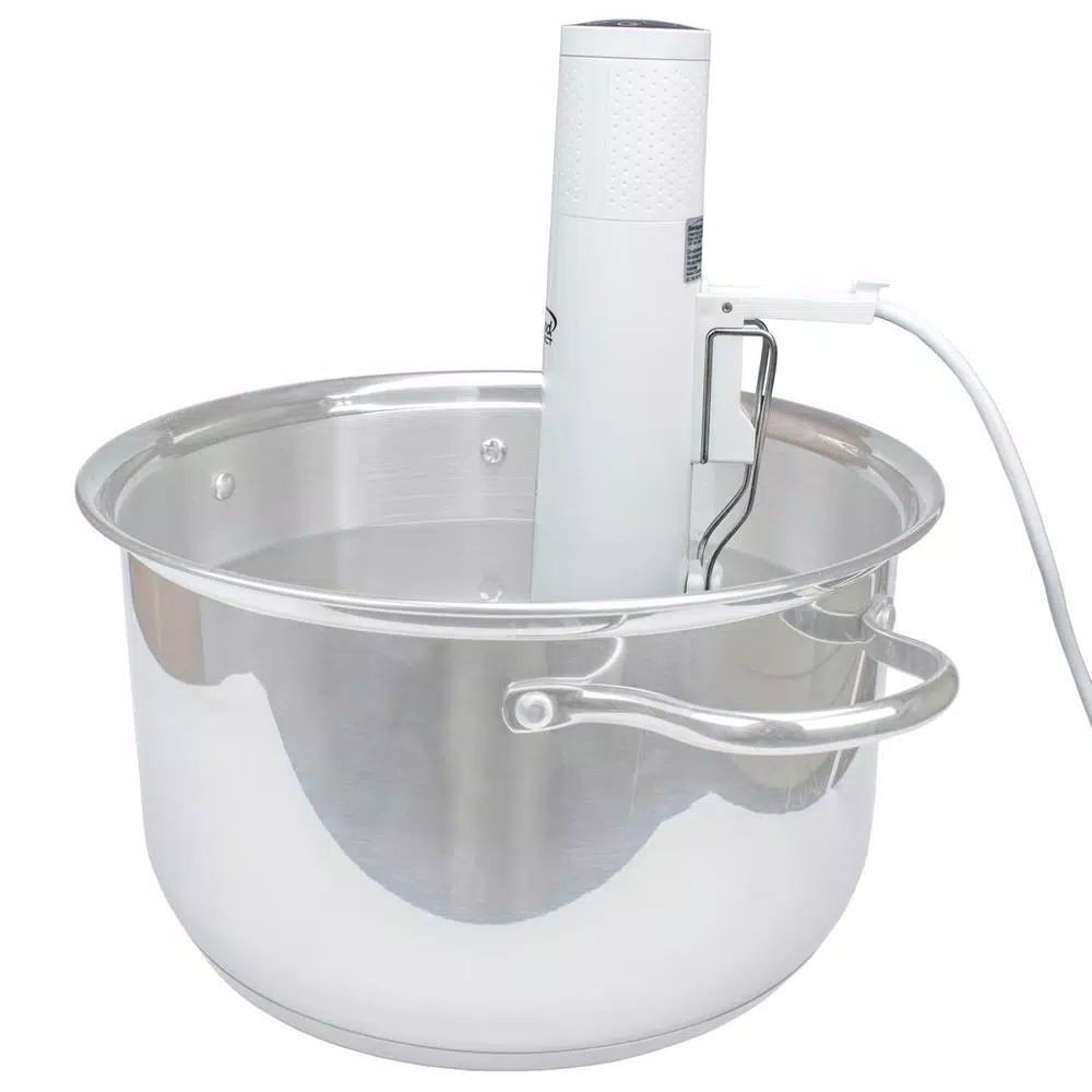 Brentwood Appliances Select White Sous Vide with Digital Display Cookers Brentwood Appliances Select White Sous Vide With Digital Display -Costway Shop white brentwood appliances slow cookers sv 2010w 76 1000