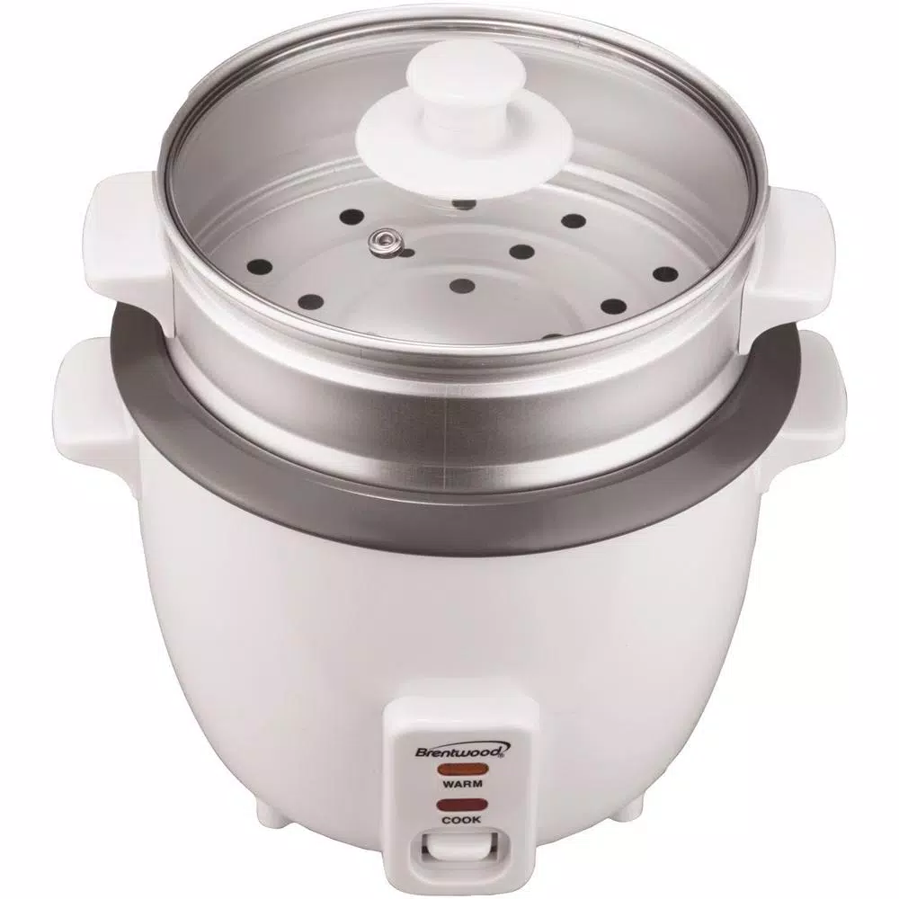 Cookers Brentwood 8-Cup White Rice Cooker 8 Cookers Brentwood 8-Cup White Rice Cooker - Image 6