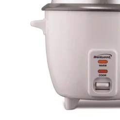 Cookers Brentwood 10-Cup White Steam Rice Cooker -Costway Shop white brentwood rice cookers ts 380s 1f 1000
