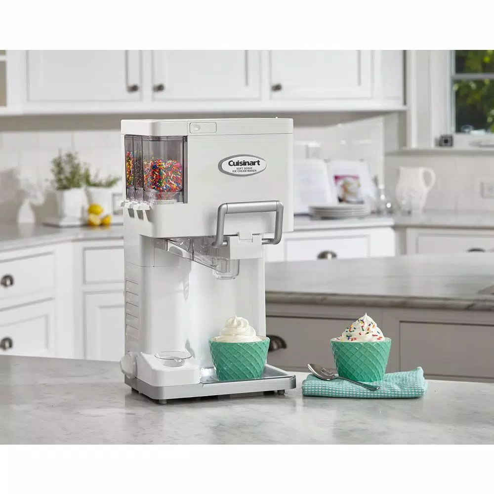 Dessert Makers Cuisinart Mix-It-In 1.5 Qt. White Soft Serve Ice Cream Maker 6 Dessert Makers Cuisinart Mix-It-In 1.5 Qt. White Soft Serve Ice Cream Maker - Image 4