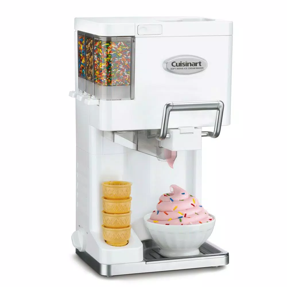 Dessert Makers Cuisinart Mix-It-In 1.5 Qt. White Soft Serve Ice Cream Maker 4 Dessert Makers Cuisinart Mix-It-In 1.5 Qt. White Soft Serve Ice Cream Maker - Image 2