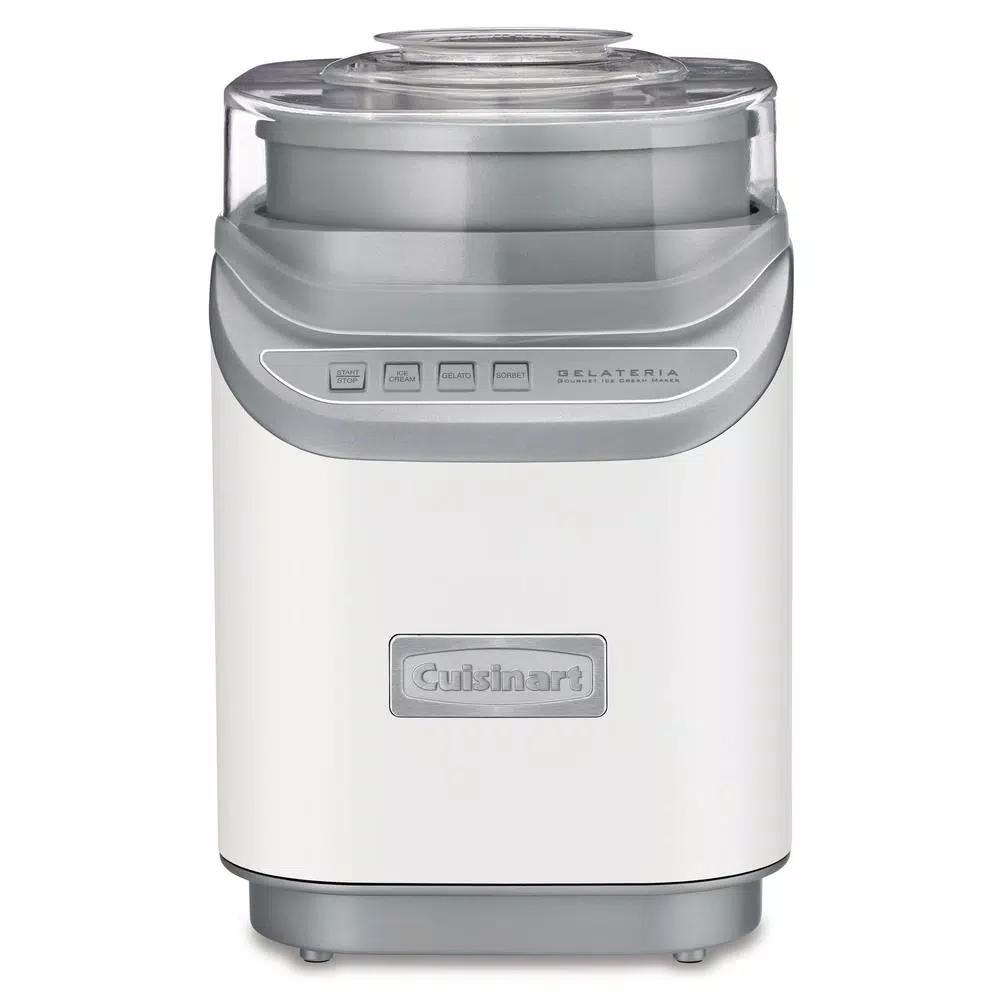 Cuisinart Cool Creations 2 qt. White Electric Ice Cream Maker with Recipe Booklet Dessert Makers Cuisinart Cool Creations 2 Qt. White Electric Ice Cream Maker With Recipe Booklet -Costway Shop white cuisinart ice cream makers ice 60wp1 64 1000