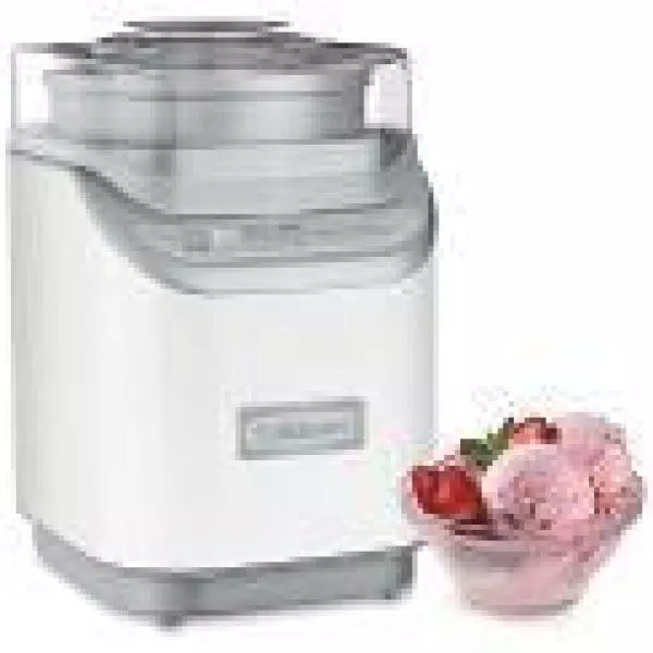 Cuisinart Cool Creations 2 qt. White Electric Ice Cream Maker with Recipe Booklet Dessert Makers Cuisinart Cool Creations 2 Qt. White Electric Ice Cream Maker With Recipe Booklet -Costway Shop white cuisinart ice cream makers ice 60wp1 c3 1000