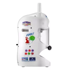 Dessert Makers Great Northern Great Northern Polar Pal 128 Oz. White Ice Block Shaver And Snow Cone Machine -Costway Shop white great northern snow cone machines hwd630234 1f 1000