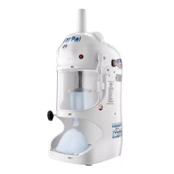 Dessert Makers Great Northern Great Northern Polar Pal 128 Oz. White Ice Block Shaver And Snow Cone Machine -Costway Shop white great northern snow cone machines hwd630234 44 1000
