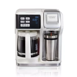 Coffee Makers Hamilton Beach 12-Cup White FlexBrew 2-Way Coffee Maker 12 Coffee Makers Hamilton Beach 12-Cup White FlexBrew 2-Way Coffee Maker -Costway Shop white hamilton beach drip coffee makers 49947 4f 1000