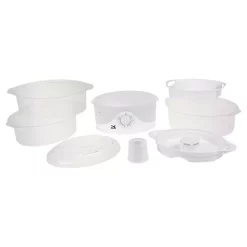 Cookers KALORIK 9.5 Qt. White Food Steamer And Rice Cooker With Built-In Timer 4 Cookers KALORIK 9.5 Qt. White Food Steamer And Rice Cooker With Built-In Timer -Costway Shop white kalorik rice cookers dg 33761 c3 1000