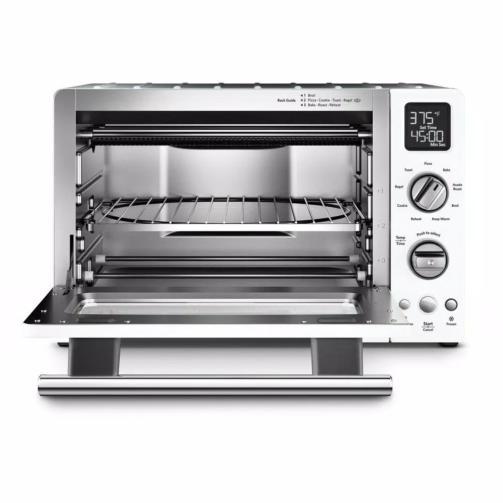KitchenAid 2000 W 4-Slice White Convection Toaster Oven with Non-Stick Pan, Broiling Rack and Cooling Rack Toasters KitchenAid 2000 W 4-Slice White Convection Toaster Oven With Non-Stick Pan, Broiling Rack And Cooling Rack -Costway Shop white kitchenaid toaster ovens kco275wh c3 1000