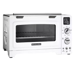 Toasters KitchenAid 2000 W 4-Slice White Convection Toaster Oven With Non-Stick Pan, Broiling Rack And Cooling Rack 3 Toasters KitchenAid 2000 W 4-Slice White Convection Toaster Oven With Non-Stick Pan, Broiling Rack And Cooling Rack -Costway Shop white kitchenaid toaster ovens kco275wh e1 1000