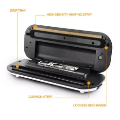 Food Processing MegaChef White Food Vacuum Sealer 11 Food Processing MegaChef White Food Vacuum Sealer -Costway Shop white megachef food vacuum sealers 985111840m 1f 1000