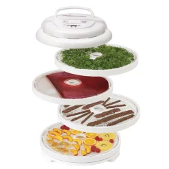 Food Processing Nesco Gardenmaster 4-Tray Expandable White Food Dehydrator With Temperature Control 7 Food Processing Nesco Gardenmaster 4-Tray Expandable White Food Dehydrator With Temperature Control -Costway Shop white nesco dehydrators fd 1040 44 1000