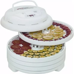 Food Processing Nesco Gardenmaster 4-Tray Expandable White Food Dehydrator With Temperature Control 4 Food Processing Nesco Gardenmaster 4-Tray Expandable White Food Dehydrator With Temperature Control -Costway Shop white nesco dehydrators fd 1040 c3 1000