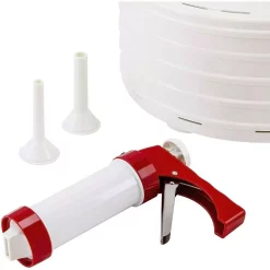 Food Processing Nesco Jerky Xpress 4-Tray White Food Dehydrator 6 Food Processing Nesco Jerky Xpress 4-Tray White Food Dehydrator -Costway Shop white nesco dehydrators fd 28jx 1f 1000