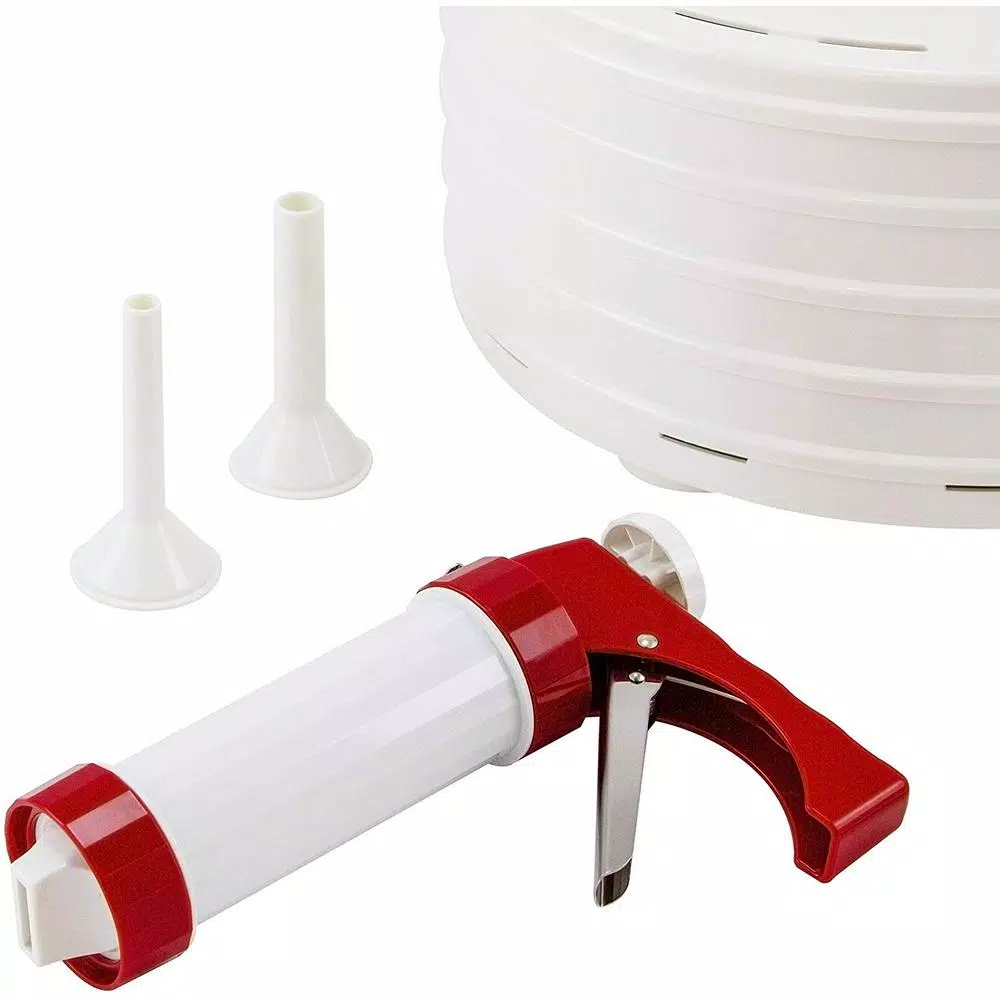 Nesco Jerky Xpress 4-Tray White Food Dehydrator Food Processing Nesco Jerky Xpress 4-Tray White Food Dehydrator -Costway Shop white nesco dehydrators fd 28jx 1f 1000