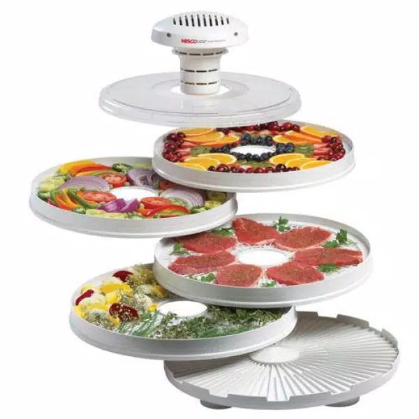 Nesco 4-Tray White Expandable Food Dehydrator Food Processing Nesco 4-Tray White Expandable Food Dehydrator -Costway Shop white nesco dehydrators fd 37 44 1000
