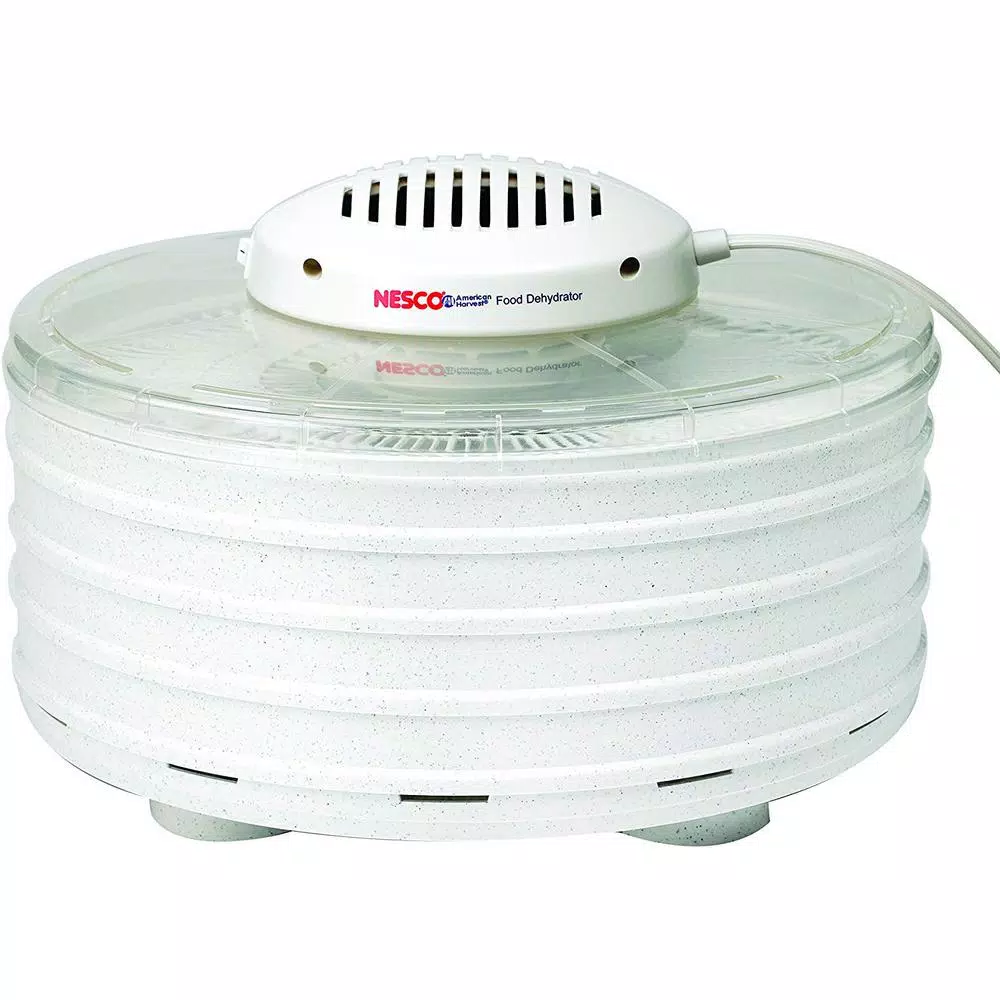Nesco 4-Tray White Expandable Food Dehydrator Food Processing Nesco 4-Tray White Expandable Food Dehydrator -Costway Shop white nesco dehydrators fd 37 4f 1000