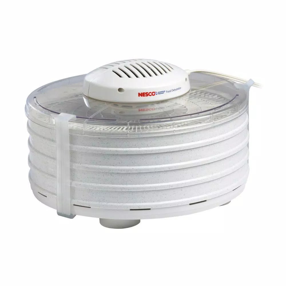 Nesco 4-Tray White Expandable Food Dehydrator Food Processing Nesco 4-Tray White Expandable Food Dehydrator -Costway Shop white nesco dehydrators fd 37 64 1000