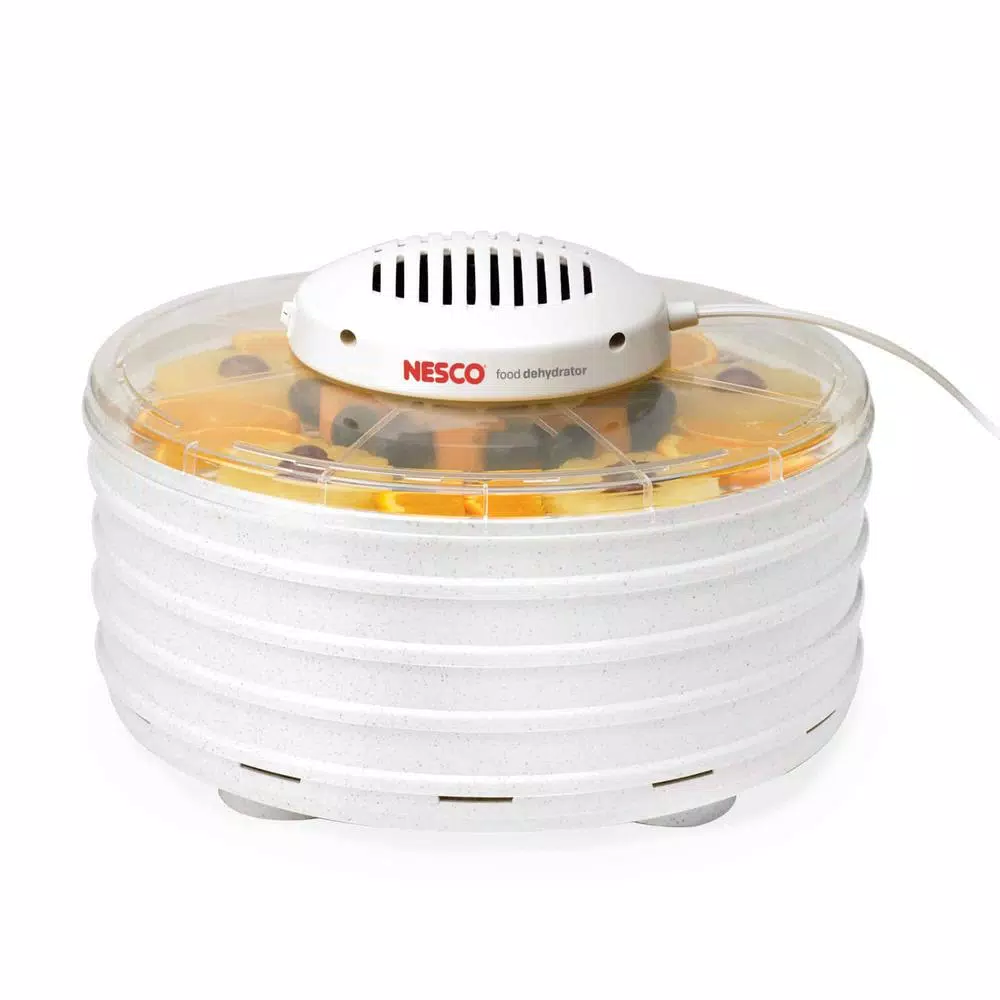 Nesco 4-Tray White Expandable Food Dehydrator Food Processing Nesco 4-Tray White Expandable Food Dehydrator -Costway Shop white nesco dehydrators fd 37 c3 1000